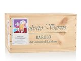 an image of a wooden box with a label on it