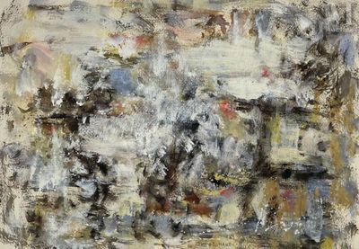 une image représentant un tableau recouvert d'une épaisse couche de peinture