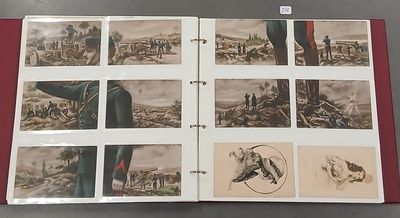 un livre ouvert avec des images de personnes et d'animaux