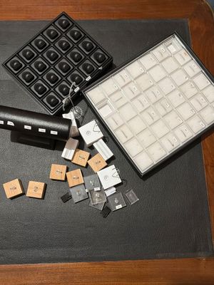 a keyboard, keyboard keys, and a key board on a table
