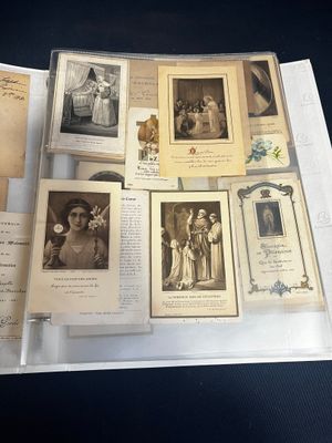 LOT DE 30 canivets images pieuses communion EUR 25,00 - FR