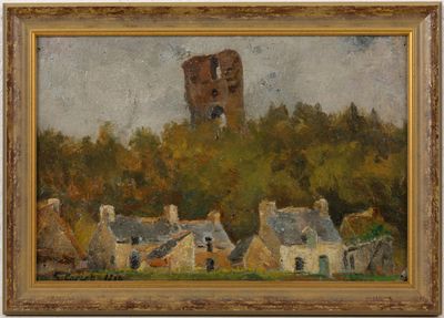 Gustave CARIOT (1872-1950). Etude à Cesson, Saint Brieuc, Br…