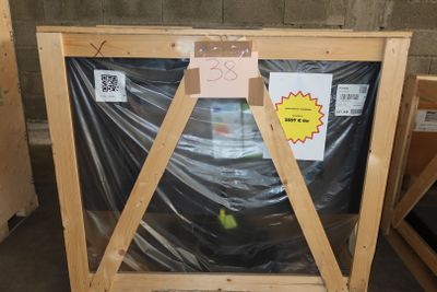 a picture of a wooden frame with a window in it