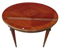 Table de salle à manger de style Louis XVI, avec une allonge… (photo 3)