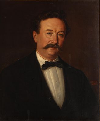 portrait d'un homme en smoking et nœud papillon