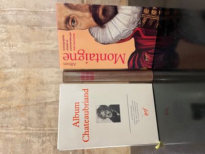 PLEIADE : Ensemble de 3 albums comprenant CHATEAUBRIAND, MON…