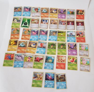 HGSS - lot de 43 cartes Communes pokémon - near mint