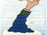 french poster of a hand holding a branch of olive, with the words grand prix de sculpture de l ' academy des beau arts