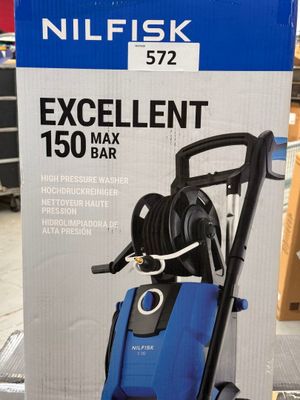 a box of a blue pressurer sitting on top of a table