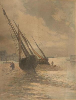 Héran CHABAN (1887 - 1939) Marine.