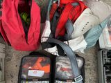 many items that are sitting on the ground next to each other