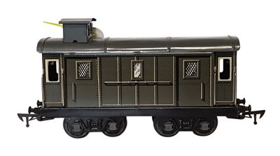 une image représentant un wagon de train miniature sur fond blanc