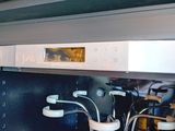 an image of a kitchen with a stove and a toaster oven
