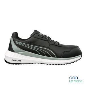 baskets Puma pour homme, noires, blanches et grises