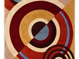 un tapis orné de cercles, encore et encore
