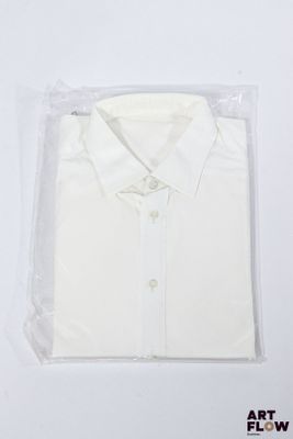 RONALD HOLLAND - Chemise uni blanche à manches longues - Tai…