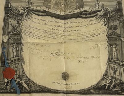 an old document with a picture of a man on it