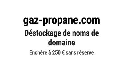 Nom de domaine gaz-propane.com.