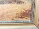 a picture of a painting on the wall of a house
