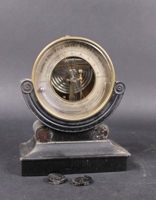 a clock that is sitting on top of a table