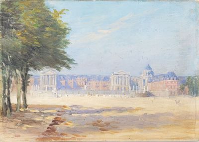 une image représentant un tableau montrant une vue d'une ville vue de loin