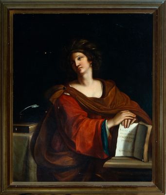 painting of a woman reading a book in a chair with a bird perched on her arm
