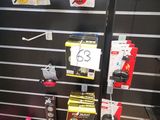 a display of various items on the wall in a store