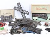 a box of train tracks and a box of other train tracks