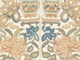 l'image d'un morceau de tissu sur lequel est dessiné un motif
