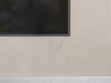 an image of a painting of a black square on a white wall