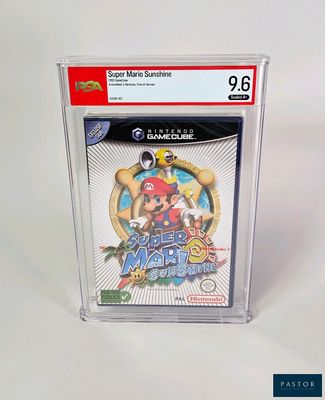 a close up of a nintendo wii game in a clear case