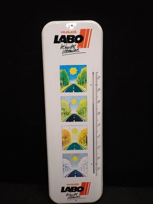 une image représentant un thermomètre et une image représentant une route