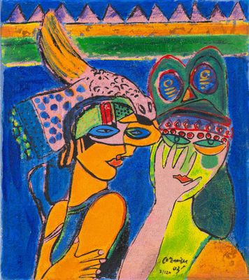 Corneille (1922-2010) 'Le chant éternel de l'été', une terra…