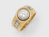Bague en diamant et or 18 carats