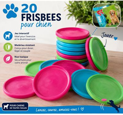 frisbees pour chien set of 12