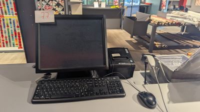 CONFIGURATION DE CAISSE comprenant une unité centrale FRACTA…