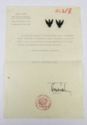 a close up of a piece of paper with a stamp on it