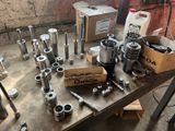 a table with a lot of tools on it