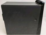 an image of a close up of a black box on a white surface