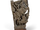 une image représentant une sculpture d'un homme à cheval