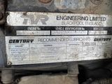 a picture of a sign on the engine of a truck