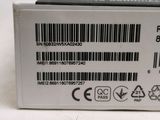 a close up of a box with a barcode on it