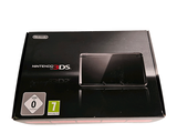 a black box with a picture of a nintendo 3ds on it