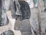 a cement box with a bunch of tools inside of it