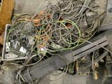 a pile of wires and wires on the ground