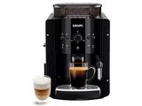 a close up of a coffee machine with a cup of coffee