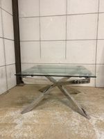 Table de salle à manger à piètement étoile en métal chromé, … (photo 4)