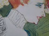 an image of a drawing of a woman in a green dress