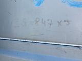 a close up of a van with graffiti on it