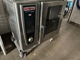 a picture of a commercial oven in a commercial kitchen